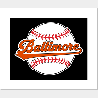 Baltimore Baseball Diehard Fans Posters and Art